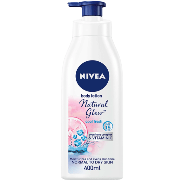 Nivea Body Lotion Cool Fresh Natural Glow Vitamin C 400ml