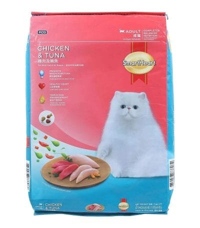 SmartHeart Adult Cat Dry Food Chicken & Tuna (7kg)