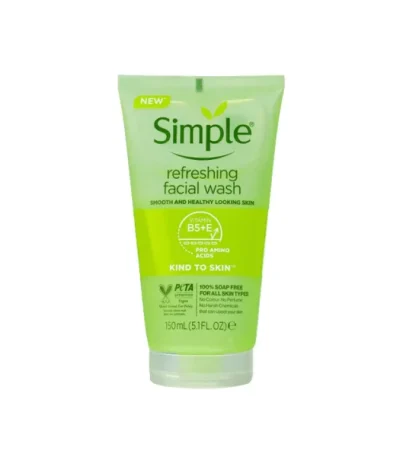Simple Kind To Skin Refreshing Facial Gel Wash 150ml