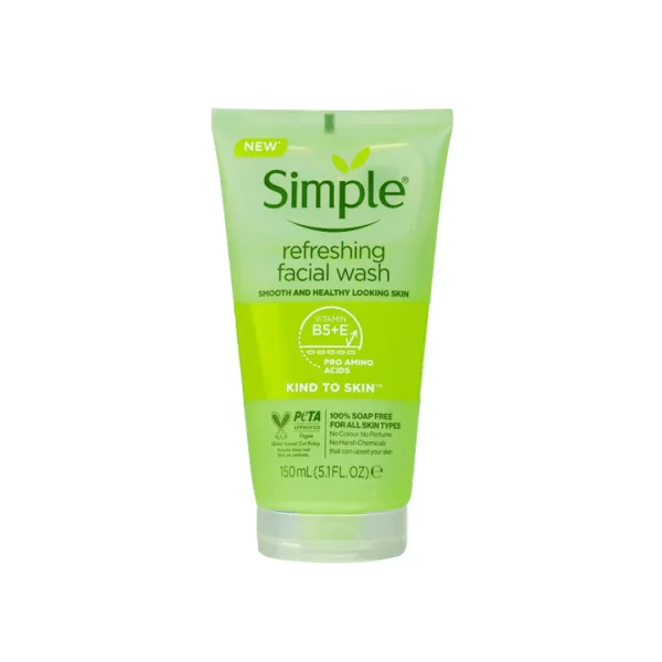 Simple Kind To Skin Refreshing Facial Gel Wash 150ml
