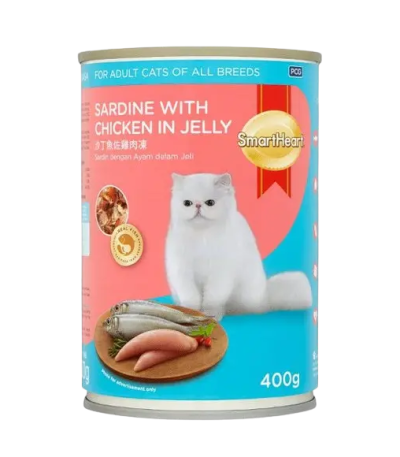 SmartHeart Adult Can Sardine with Chicken in Jelly (400gm)