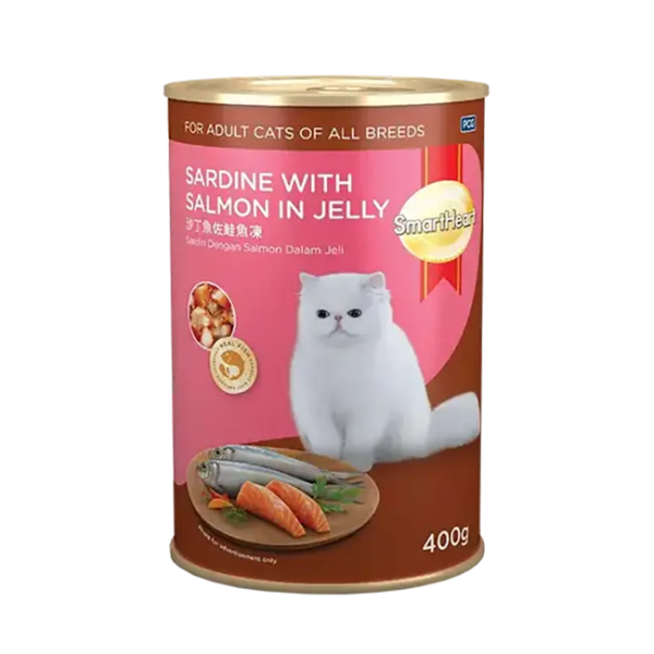 SmartHeart Adult Can Sardine with Salmon in Jelly (400gm)
