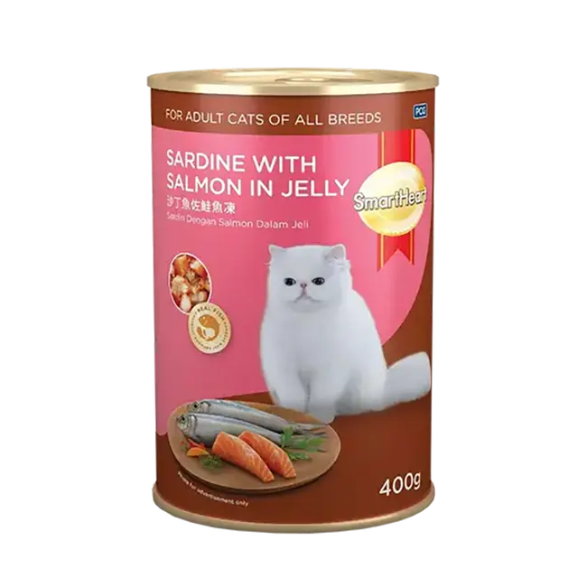 SmartHeart Adult Can Sardine with Salmon in Jelly (400gm)